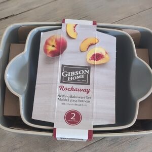 Gibson Rockaway Nesting Bakeware Set - Gray